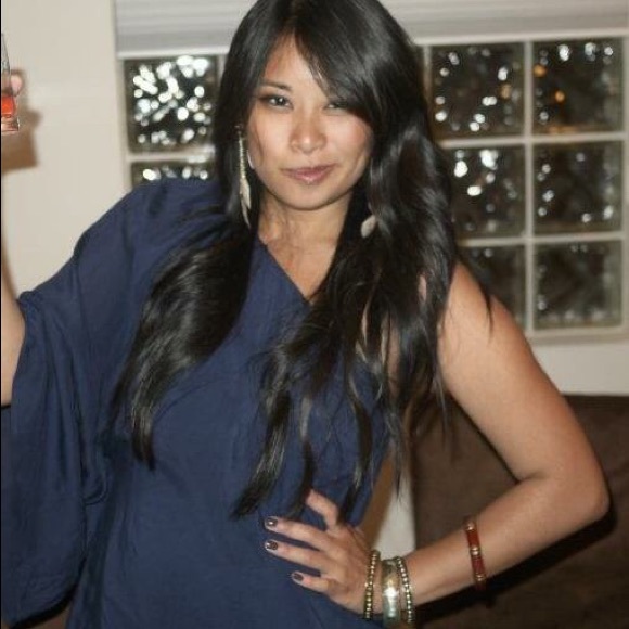 Audrey Navy Dress - Picture 4 of 4