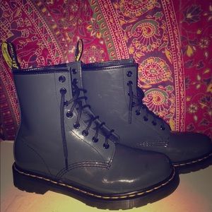 Gray Doc Marten 1460's
