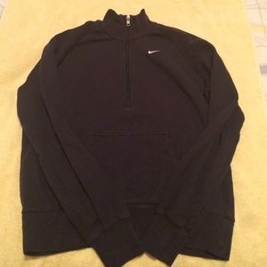 Nike Quarter Zip Sweatshirt - Black