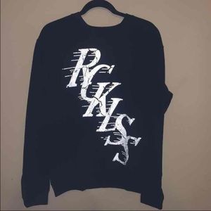 Reflector sweater "No vowels about it"