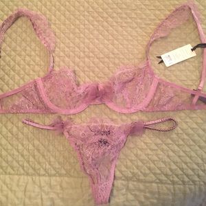 Victoria Secret Designer Couture Bra & Panty