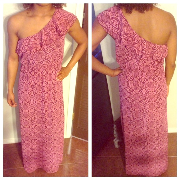 Tribal Print Maxi Dress