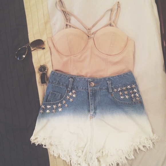 💕Strappy Taupe Bustier💕