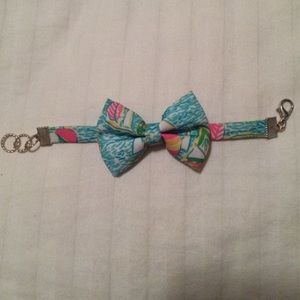 Lilly Pulitzer bow tie bracelet