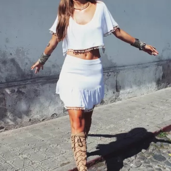 ISO: for love and lemons chica mini skirt in XS