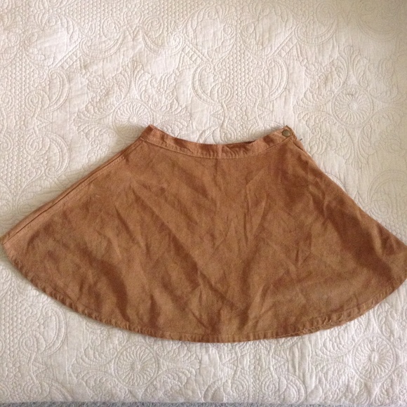 American apparel corduroy circle skirt