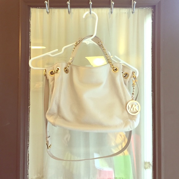 Michael Kors Handbags - Cream Michael Kors Cross-Body Handbag