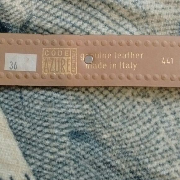 Mens Code Azure of Italy, belt "36 - Picture 2 of 4