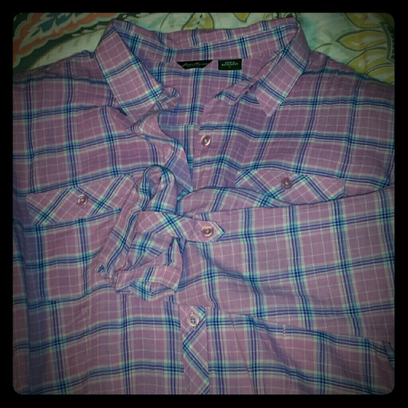 Eddie Bauer Pink Plaid