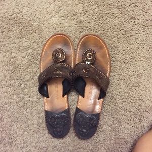 Brown Metallic Jack Rogers size 9!