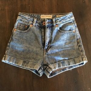 Bullhead co high waisted mom short size 0