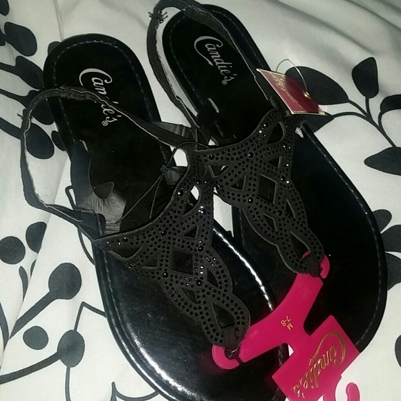 SALE!!! Candies cute  black Sandals