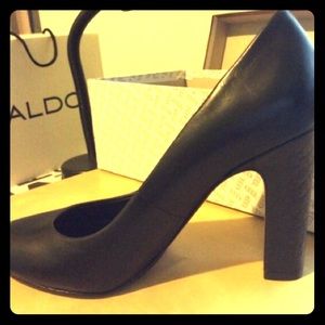 Coach Black Sloane Signature Embossed Pump