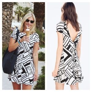 Zara print dress