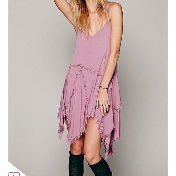 Free People Dresses & Skirts - Free people tattered up shred slip