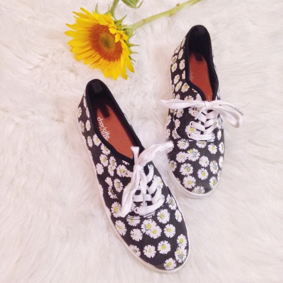 Charlotte Russe Shoes - Floral Print Sneakers