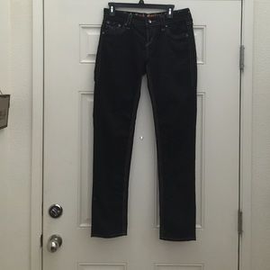 Rick rival jeans with dark bling