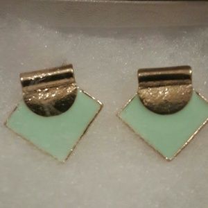 Geometric Post Earrings