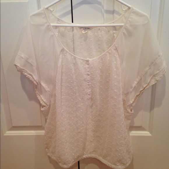 Cream blouse