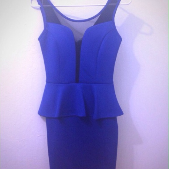 Blue and black dress!