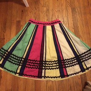 Anthropologie fiesta skirt