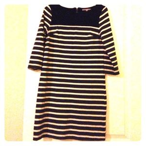 Gap Blue/White Striped Sweater Dress