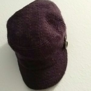 Women's purple hat