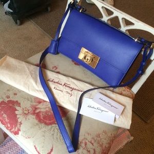 💋SOLD💋Salvatore Ferragamo Blue Bag