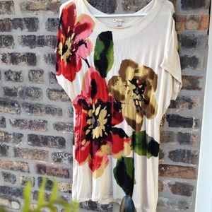 Flower-patterned dress