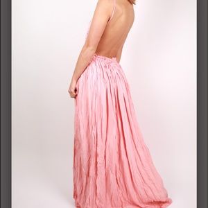 Long dress in light baby blue not pink!