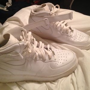 Nike Air Force 1's All White