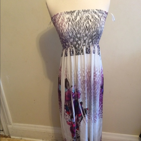 NWOT Halter maxi dress