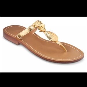 NWT Lilly Pulitzer for Target Pineapple Sandals
