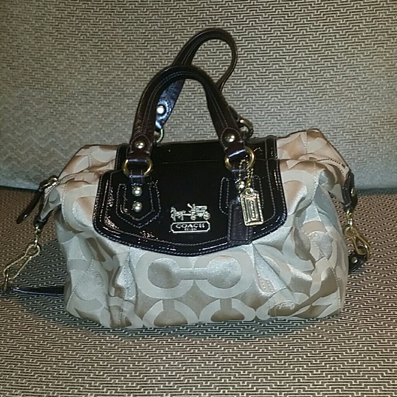 Authentic Brown Coach Handbag