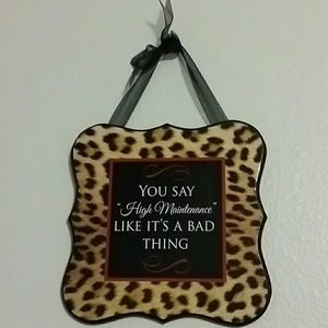 Cute leopard print decoration