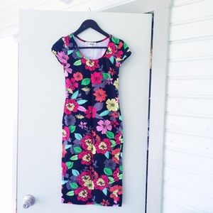 Floral midi dress