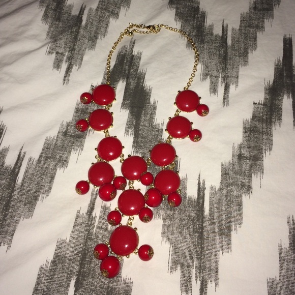 Red bubble Necklace