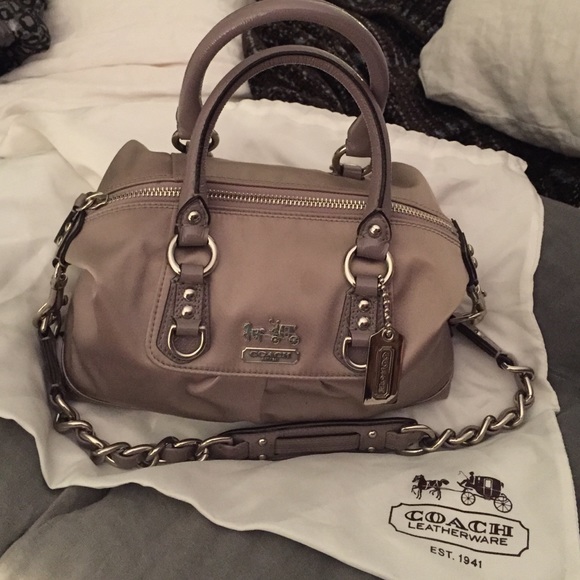Coach Madison Sabrina Small Satchel (Gray)