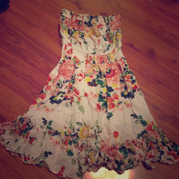 Summer tube mini dress  or a tube blouse - Picture 1 of 3