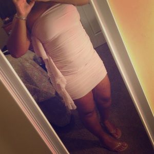 Light pink semi formal dress