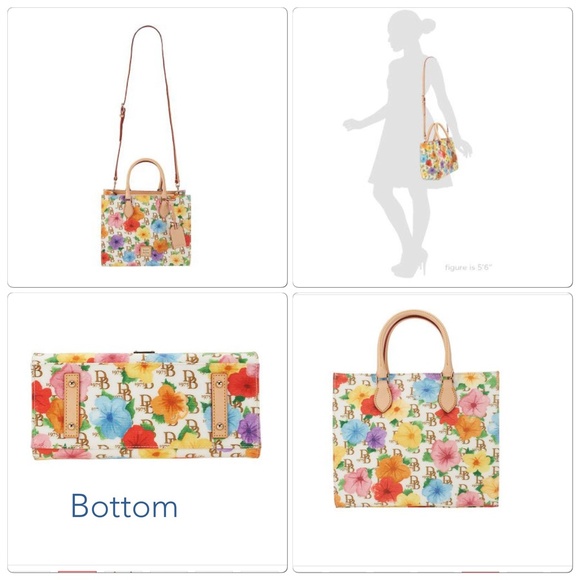 Dooney and Bourke Janine Floral handbag ! - Picture 2 of 4