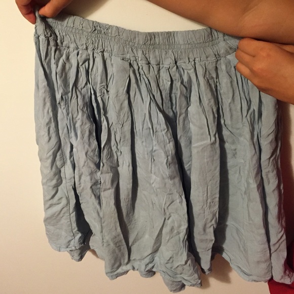 Light blue summer skirt