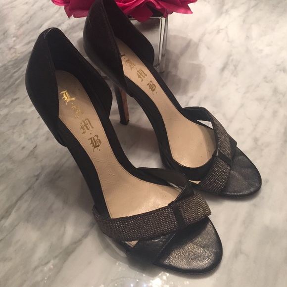 L.A.M.B. sexy beaded heals Gently worn Sz. 9
