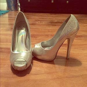 Silver heels