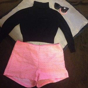 pink shorts