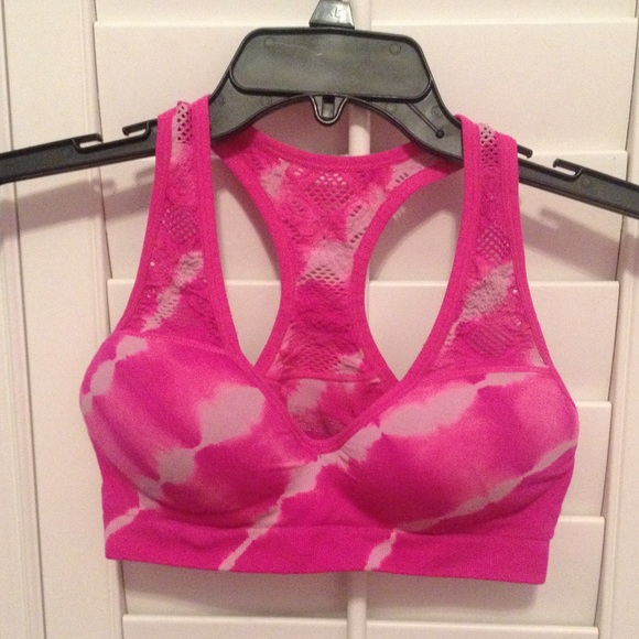 PINK push-up sports bra