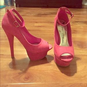 Pink heels