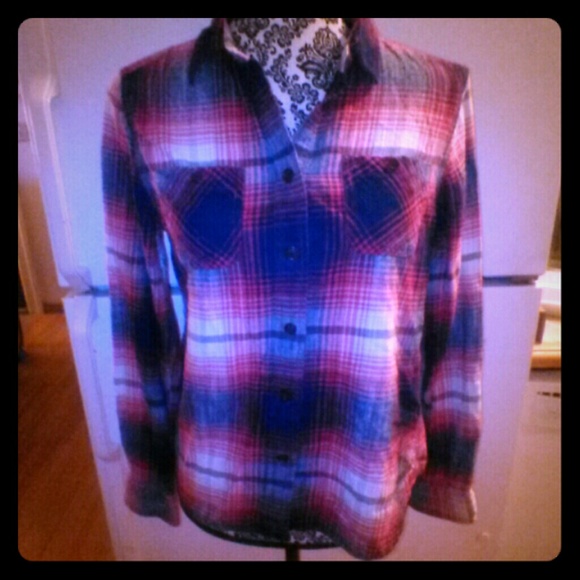 American Eagle Plaid Shirt Size 10
