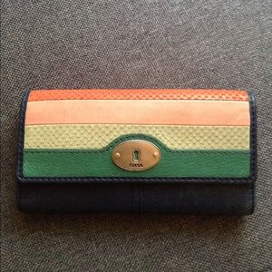 Fossil Marlow Flap Clutch or Wallet (Multi)