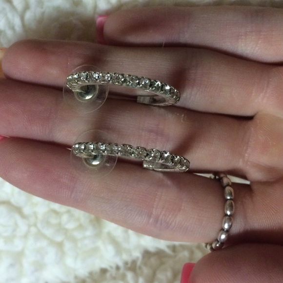 Rhinestone hoops - Picture 1 of 2